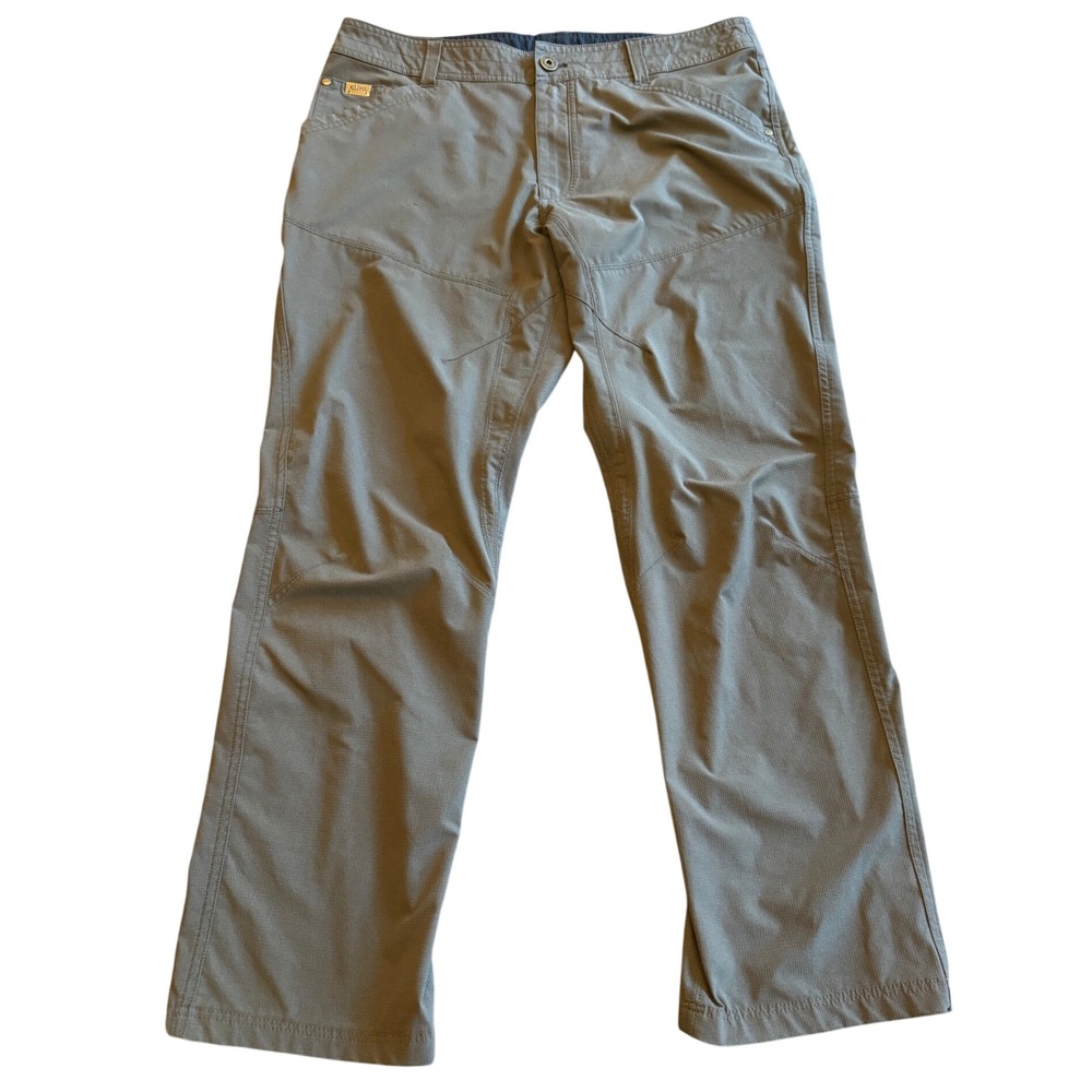 KUHL Silencr Pants Olive Green Style #5166 Mens 35x32 Hiking Outdoor Gorpcore